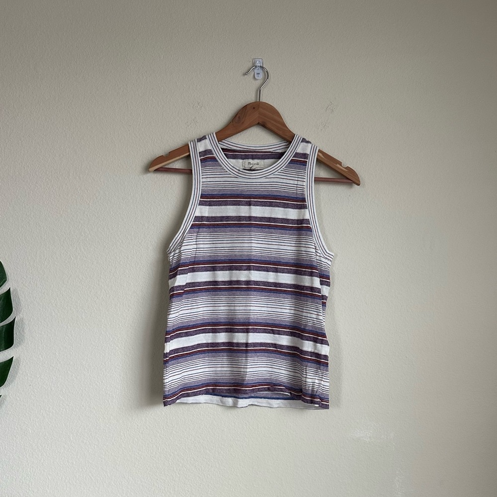 Madewell Carita Striped Tank Top